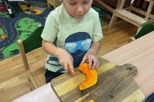 Vaříme kompot z Dýně - Sovičky 1