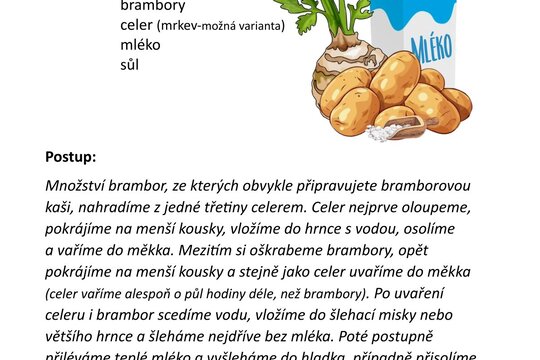 Bramborovo-celerové pyré 1
