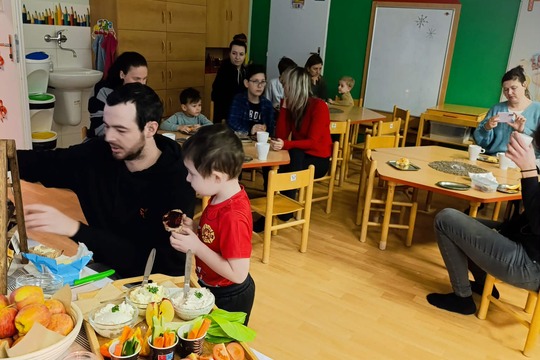 Společná snídaně s rodiči v MŠ 1