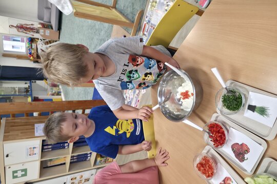 Společná příprava zdravé svačiny Společná příprava zdravé svačiny 1