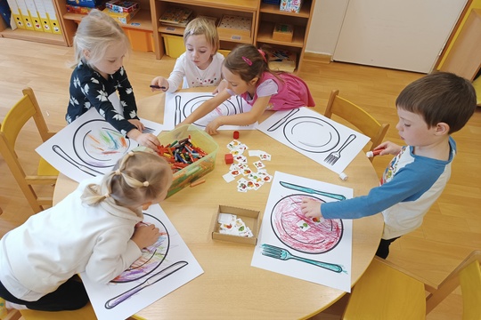 Projektový den u Sluníček - ovoce a zelenina 1