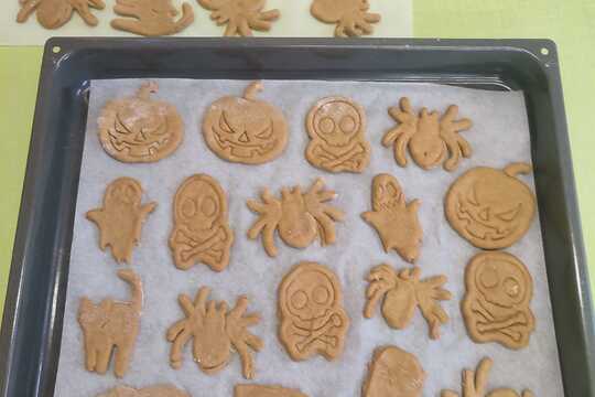 Halloweenské sušenky 1