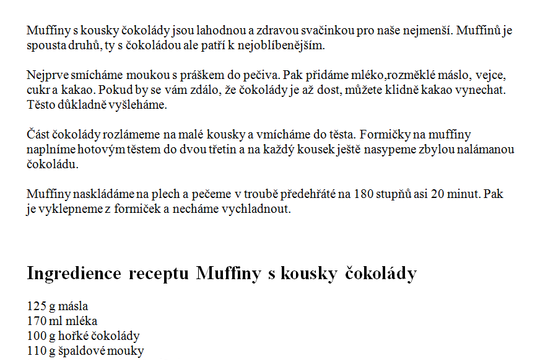 Špaldové muffiny 1