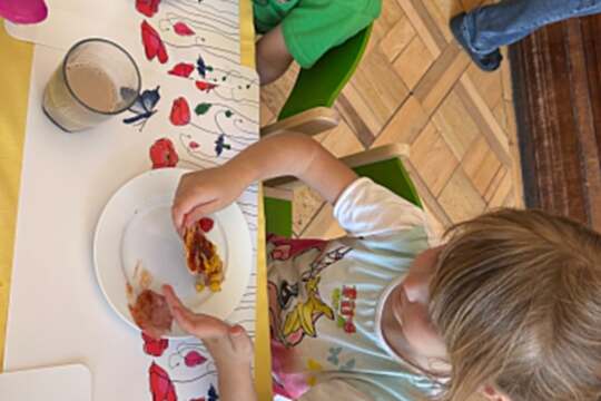 Včeličky připravovaly pizzu Včeličky připravovaly pizzu 1