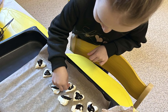 Srdíčkové koláče na Valentýna 1