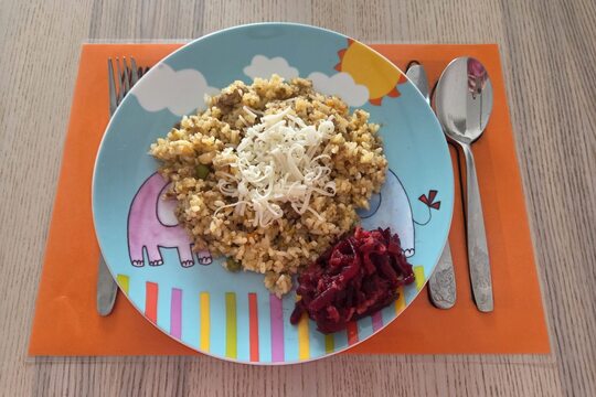 Jarní výlety za zvířátky a top jídlo 17. týdne - rizoto s pohankou, krůtím masem a zeleninou 1