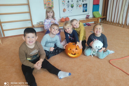 Podzimní dýňování ve školce Podzimní dýňování ve školce 1