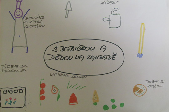 Sázení s prarodiči 1