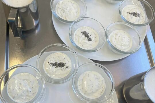 Bílý jogurt s chia semínky  1