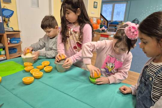 Džus a krmítka z čerstvých pomerančů 1