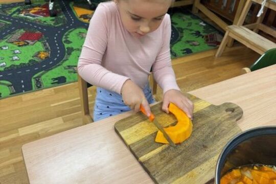 Vaříme kompot z Dýně - Sovičky 1