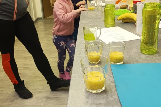 Setkání pro rodiče a děti - smoothie  1