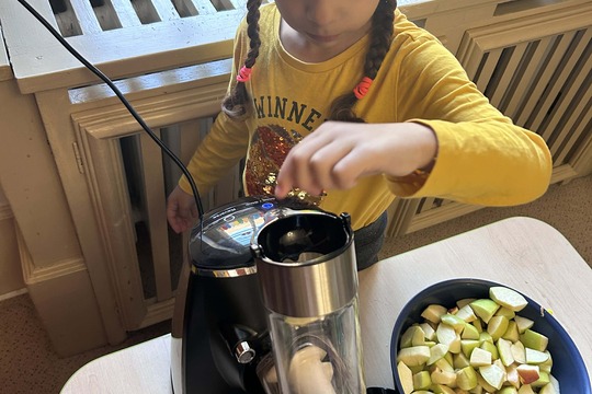 Odšťavňování jablíček  1