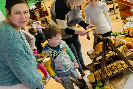Společná snídaně s rodiči v MŠ 1