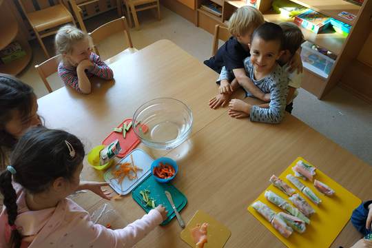 Chefs in Training - Spring Rolls 1