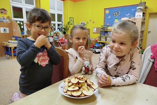 Medvídci z MŠ Soběchleby - Křížaly z místních jablíček 1