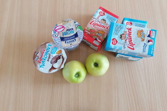 Ochutnávka - mléko a ovocný balíček 1