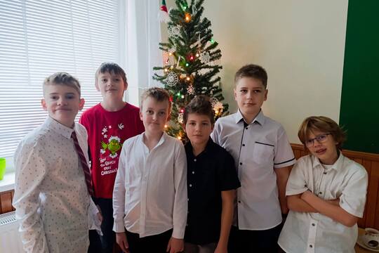 Sváteční vánoční tabule 1