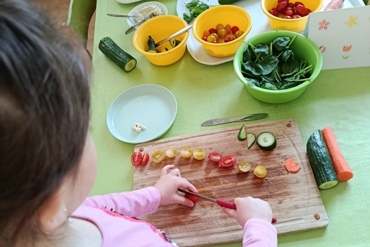 Zeleninové květinky 1