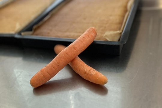 Mrkvový piškot se špaldovou moukou 1