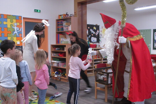 Mikuláš ve školce 1