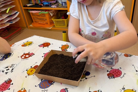 Zahradničení v třídě broučci 1