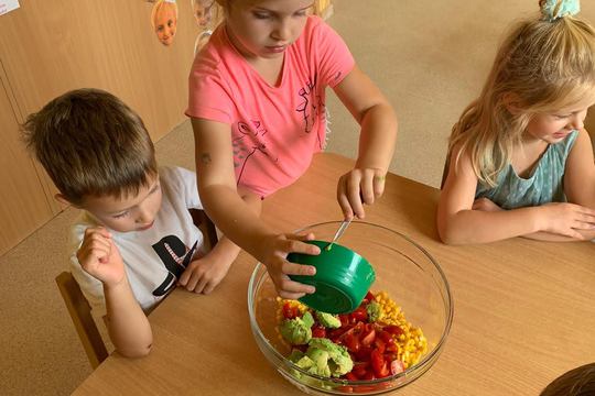 Chefs in Training - Avocado Corn Salad 1