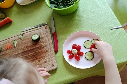 Zeleninové květinky 1