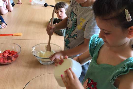 Chefs in Training - Mini Cheesecake bites 1