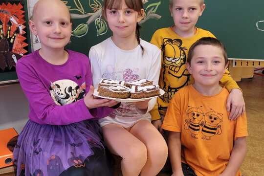 Halloweenské vaření a pečení v 1. a 2. ročníku 1