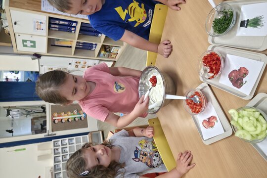 Společná příprava zdravé svačiny Společná příprava zdravé svačiny 1