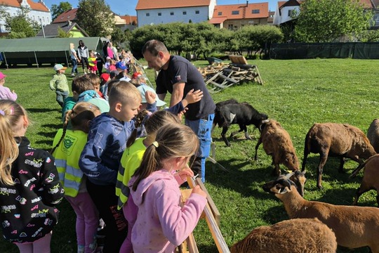 Návštěva rodinné farmy v Dobroměřicích Návštěva rodinné farmy v Dobroměřicích 1