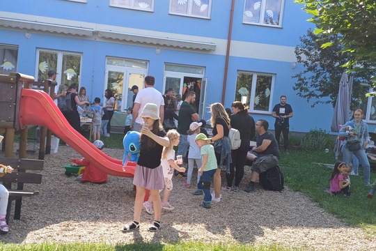 Náš první farmářský trh 1