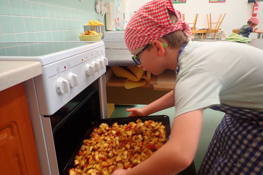 Příprava pečeného čaje 1