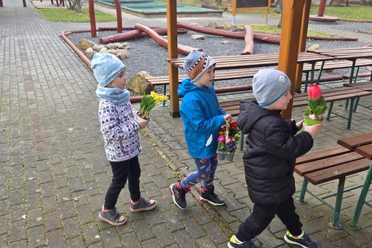 Berušky MŠ Kollárova - sázení kytiček 1