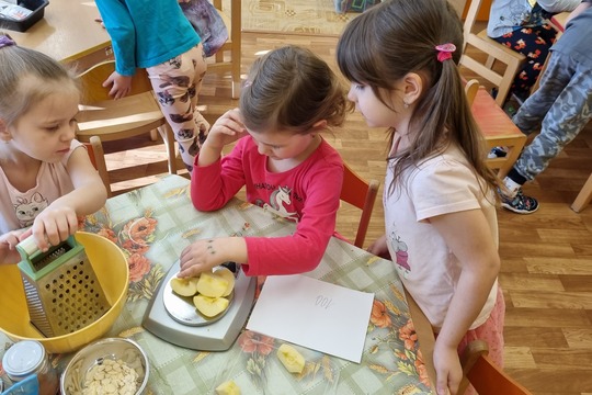 Ježečci - Granola s jablky, medem a skořicí 1