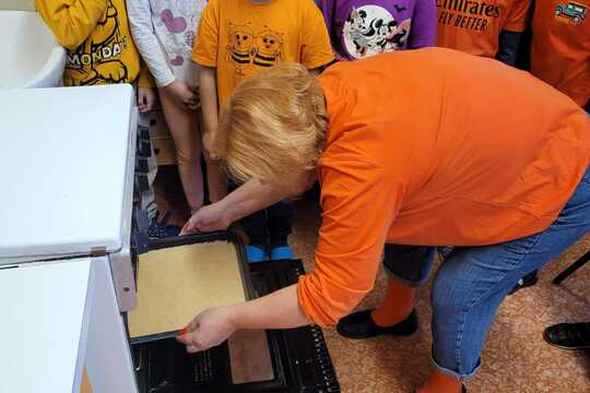 Halloweenské vaření a pečení v 1. a 2. ročníku 1