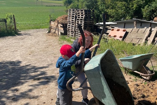 Relaxace a práce ve stájích  1