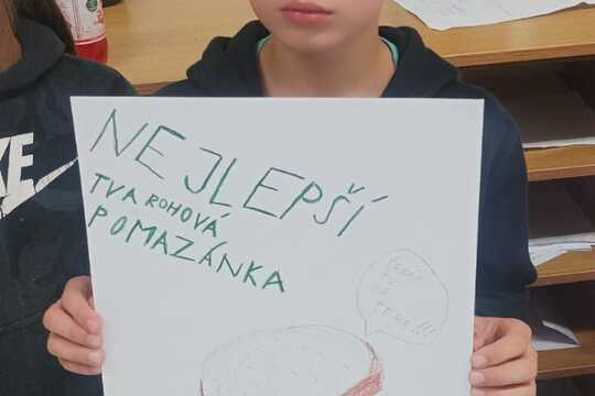 Čtvrťáci z áčka a zdravé pomazánky 1