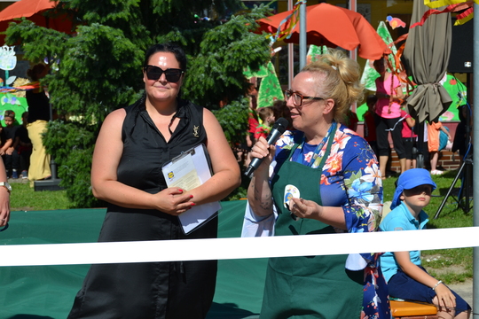 Slavnostní otevření naší "Jedlé školní zahrady" 1