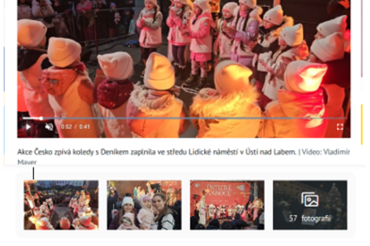 Píše o nás Ústecký deník 1