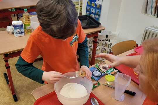 Halloweenské vaření a pečení v 1. a 2. ročníku 1