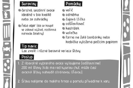 Ovocné bonbónky (lesní směs) 1