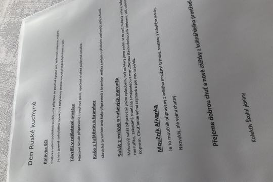 Dny ruské kuchyně 1