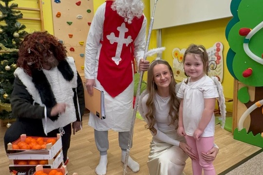 Mikuláš u nás ve školce  1