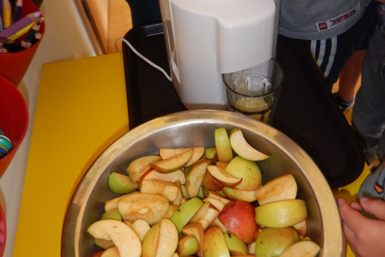 Výroba jablečného moštu 1