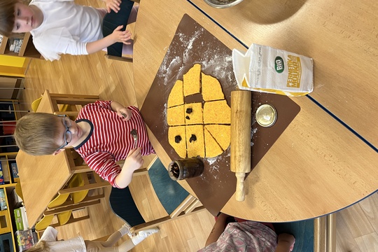 Sklízení mrkve a pečení mrkvových rohlíčků 1