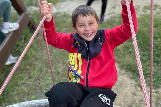 Propojení věkových skupin na farmě u Sedlářů 1