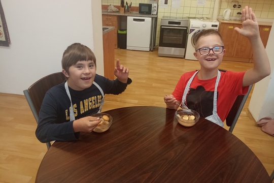 Zpracování jablíček z naší školní zahrady 1