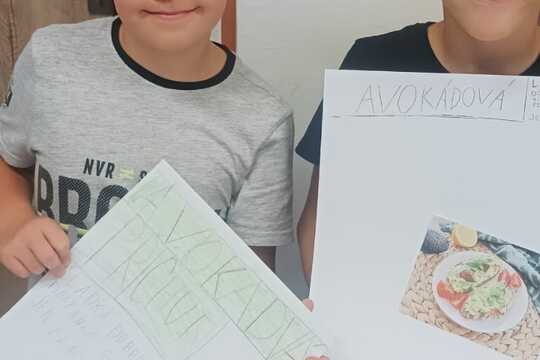 Čtvrťáci z áčka a zdravé pomazánky 1